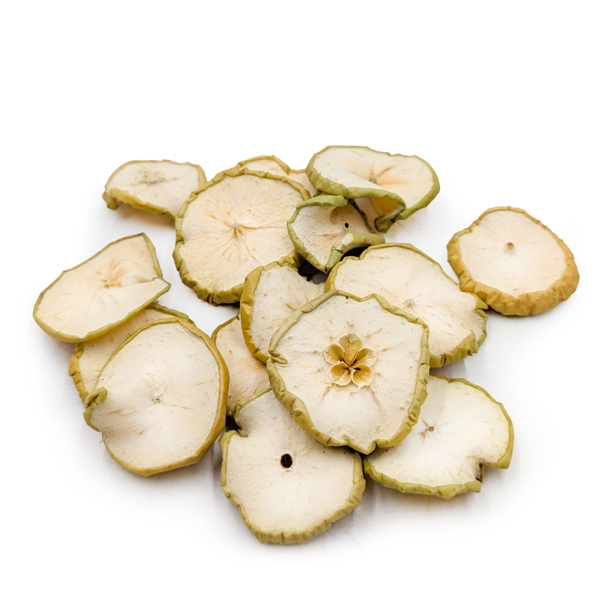 Dried Green Apple Slices - 15 pieces