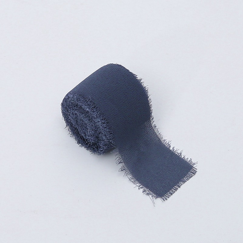 Floristry Ribbon – Chiffon – Navy Blue – Roll 4cm x 4.5m