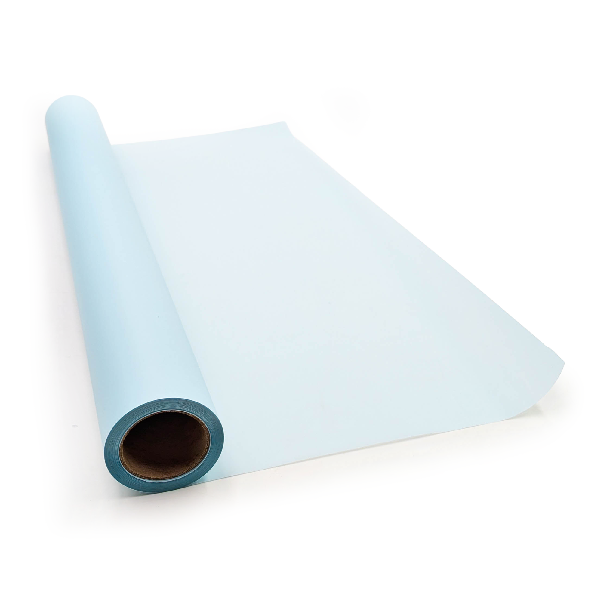 Matte Floral Foil - "Matte 90's" – Sky Blue - Roll 58cm x 20m