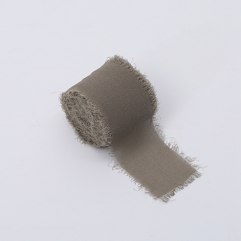 Floristry Ribbon – Chiffon – Stone Beige – Roll 4cm x 4.5m