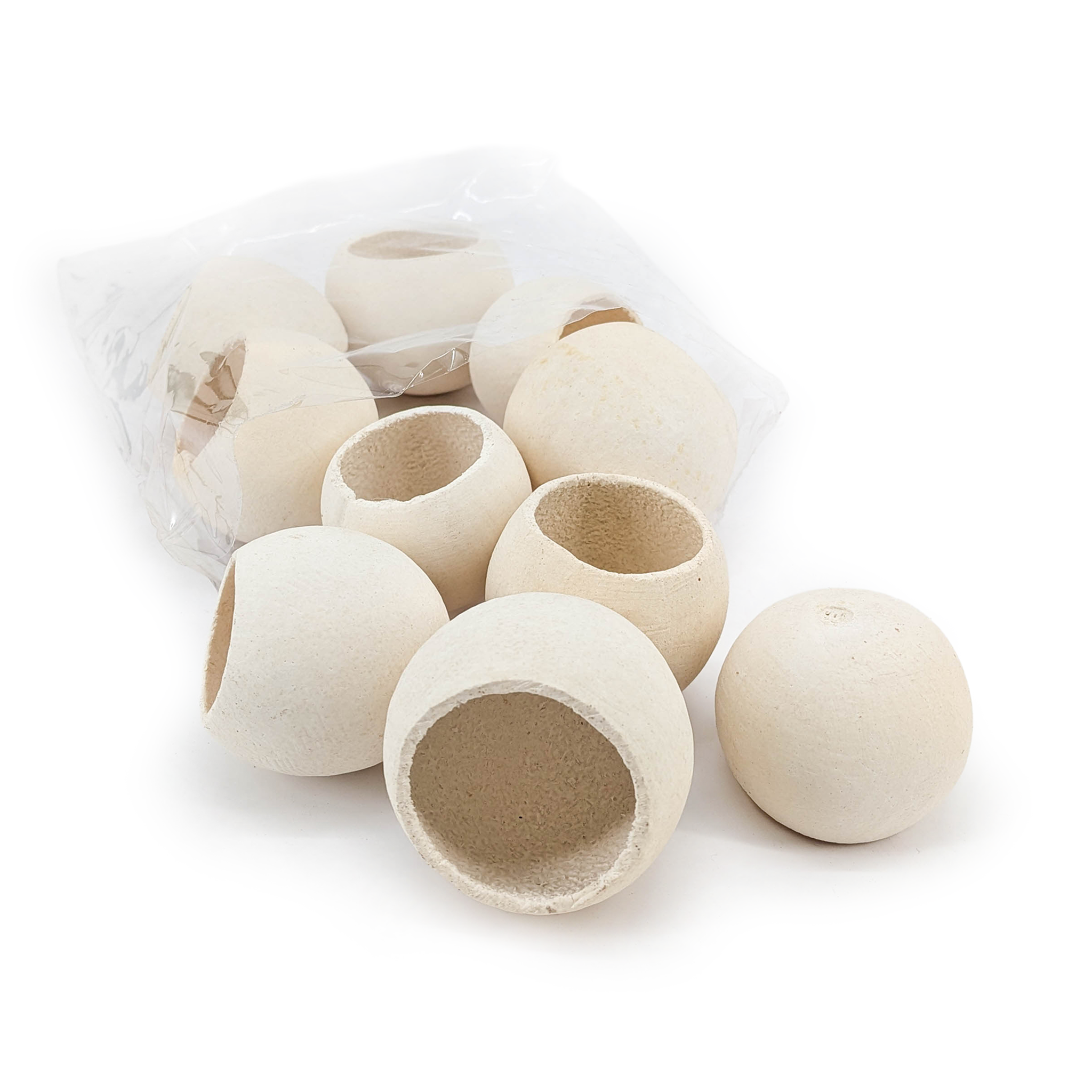 Bleached Bell Cup – 6 cm – 10 pcs
