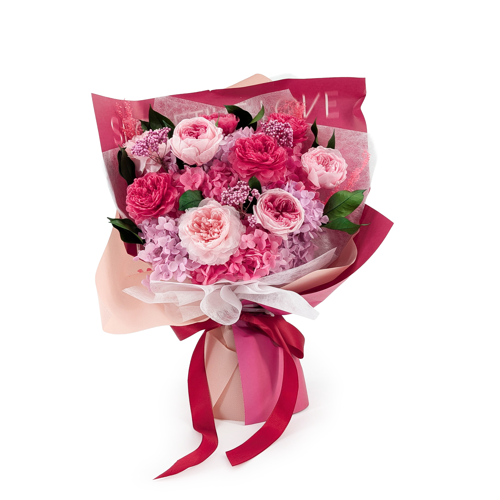Premium Bouquet in a Gift Box – EVERGIVE – A Lasting Gesture – Rosé Royal