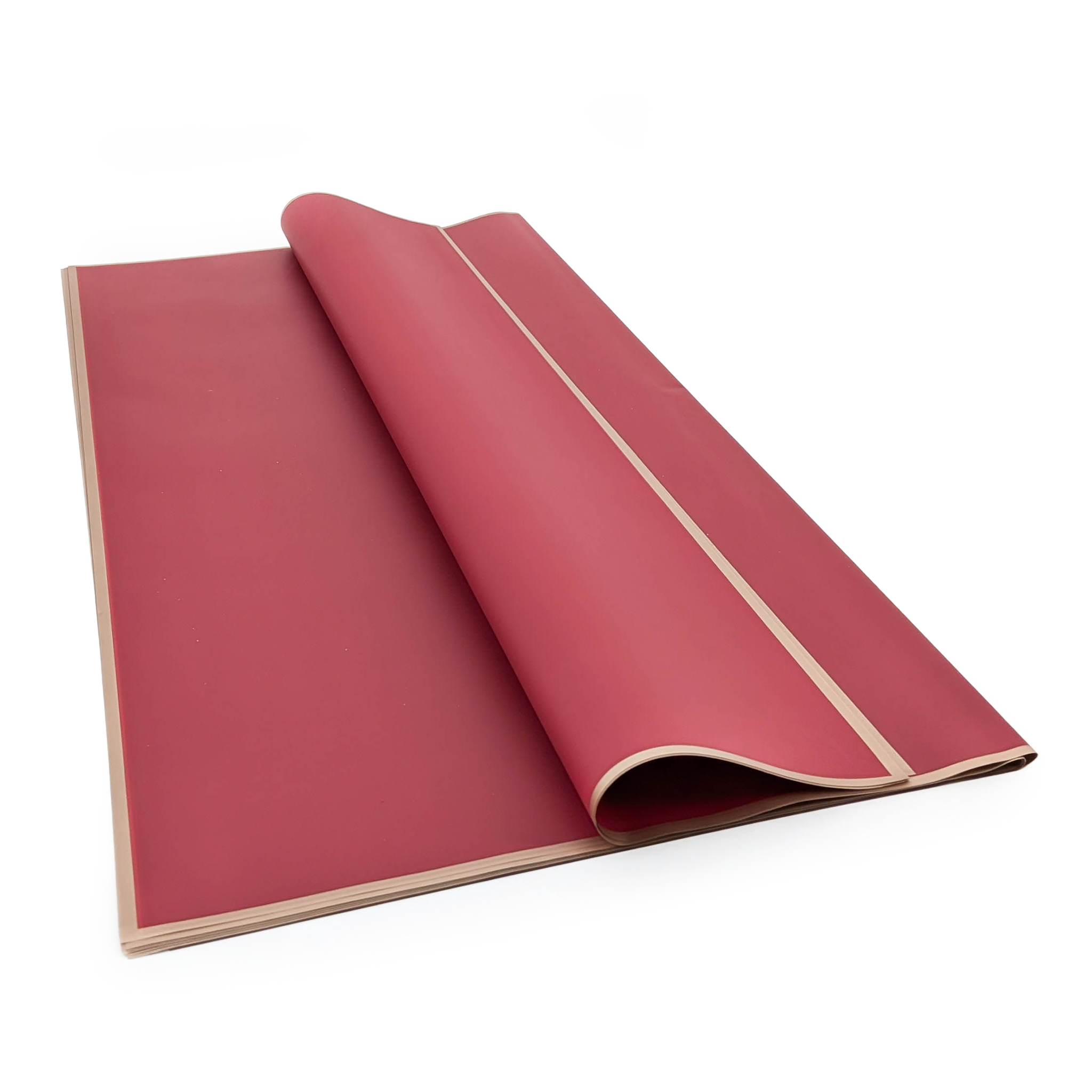 Floral Foil - "Frame" Red - Sheets 58x58 cm - 20pcs