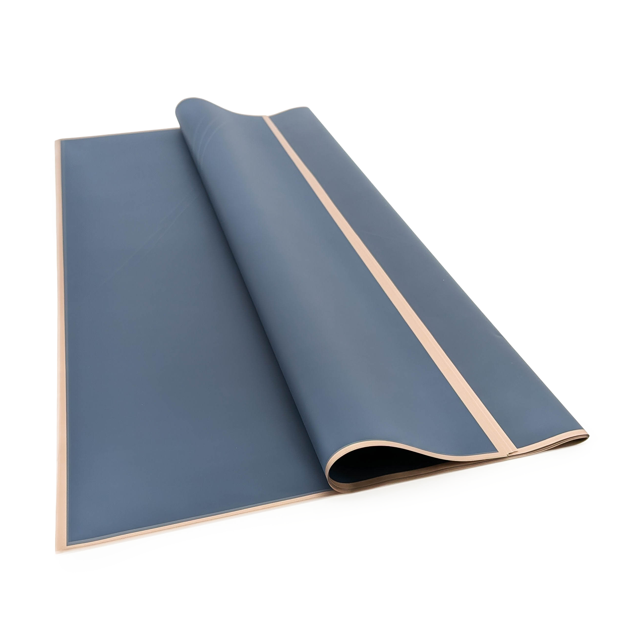 Floral Foil - "Frame" Navy Blue - Sheets 58x58 cm - 20pcs