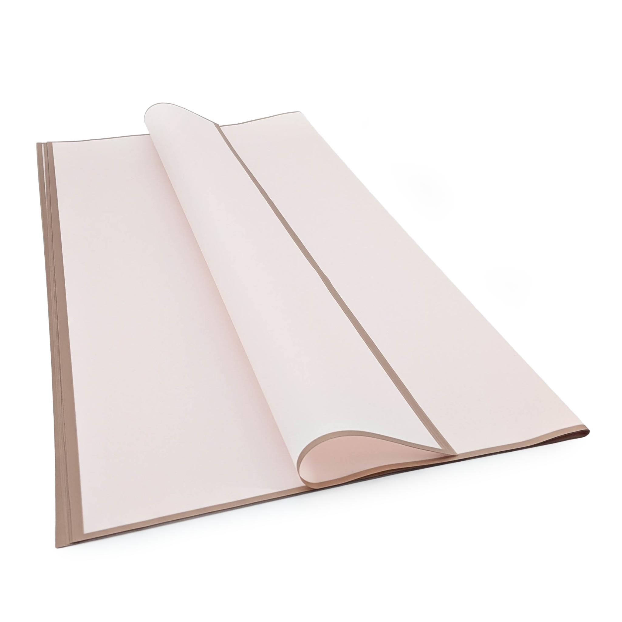 Floral Foil - "Frame" Light Pink - Sheets 58x58 cm - 20pcs