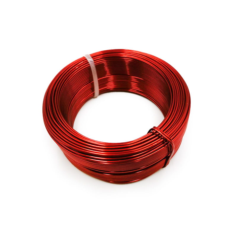 Floral Wire - Small Ring - 1mmx50m - Red
