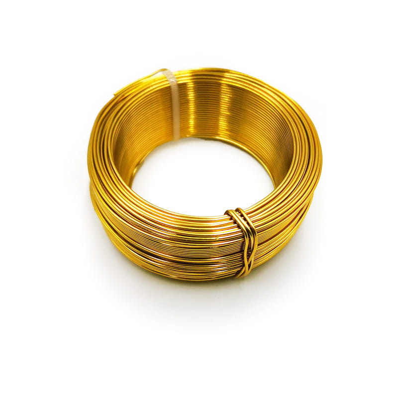 Floral Wire - Small Ring - 1mmx50m - Gold