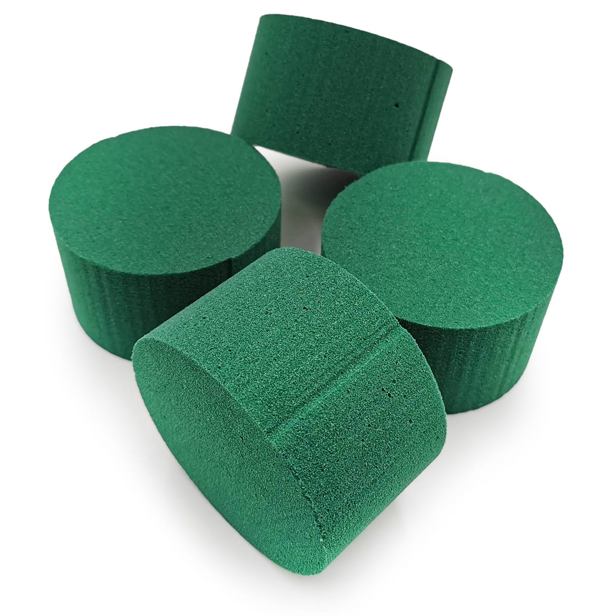 Floral foam – Cylinder 8 × 5 cm – Wet – Set of 4