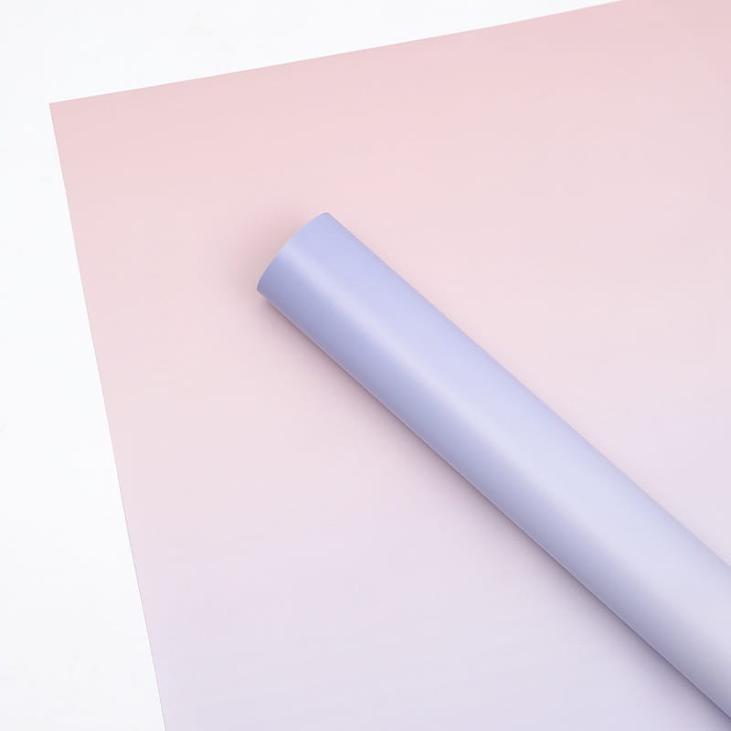 Floral Foil - "Gradient" Lilac + Pink - Sheets 50x58 cm - 20pcs