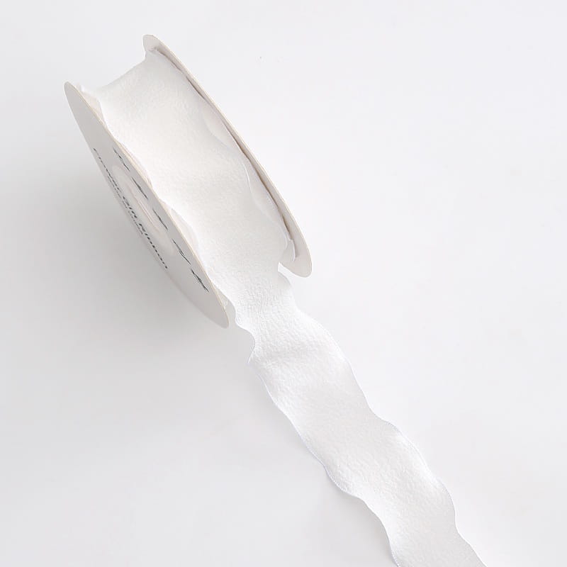 Floristic Ribbon - White - Roll 2.5cmx9m