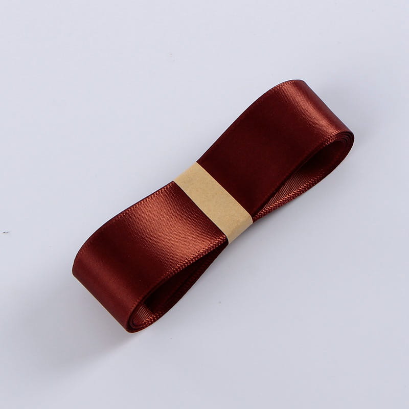 Floristic Ribbon - Chocolate - Roll 2.5cmx32m