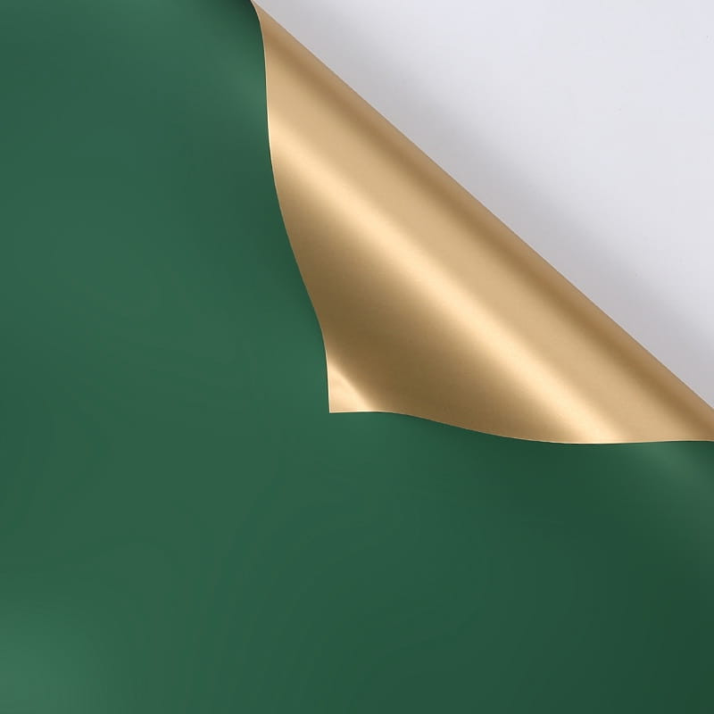 Floral Foil 'Gloss' - Green - Sheets 58x58 cm - 20 pieces