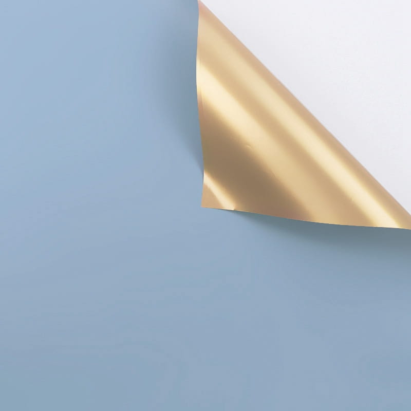 Floral Foil 'Gloss' - Columbia Blue - Sheets 58x58 cm - 20 pieces