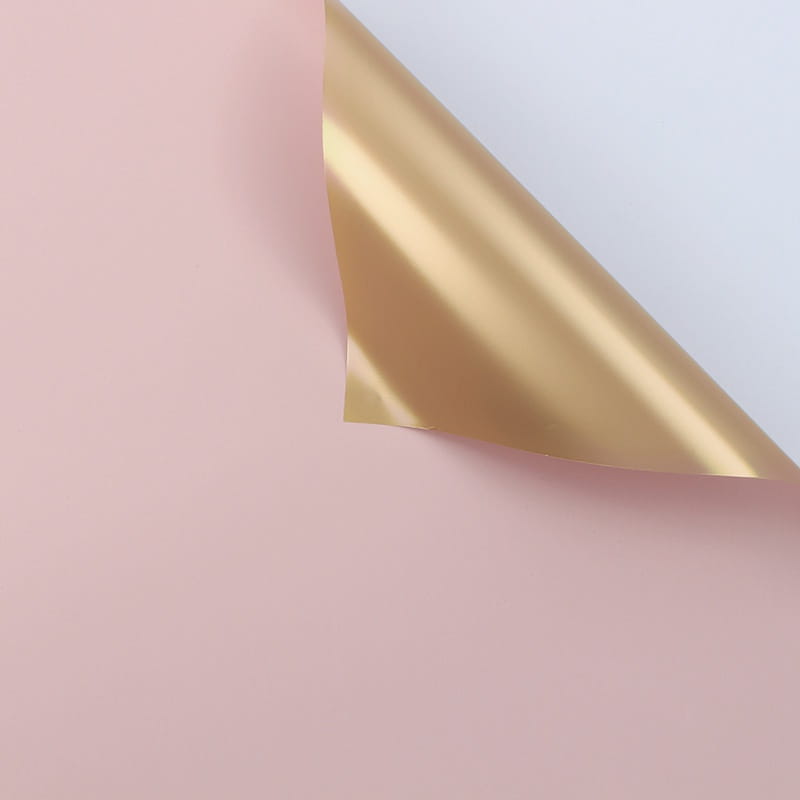 Floral foil "Gloss" - Pink - Sheets 58x58 cm - 20 pieces