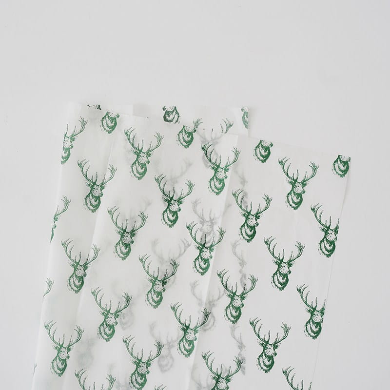Floral paper "Natural Elements" - Reindeer - Sheets 50x70 cm - 10 pieces