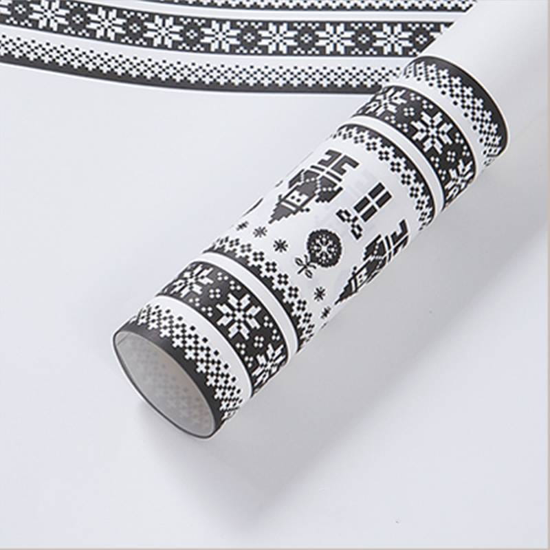 Floral Paper - "Sweater" White - Sheets 80x52 cm - 10 pieces
