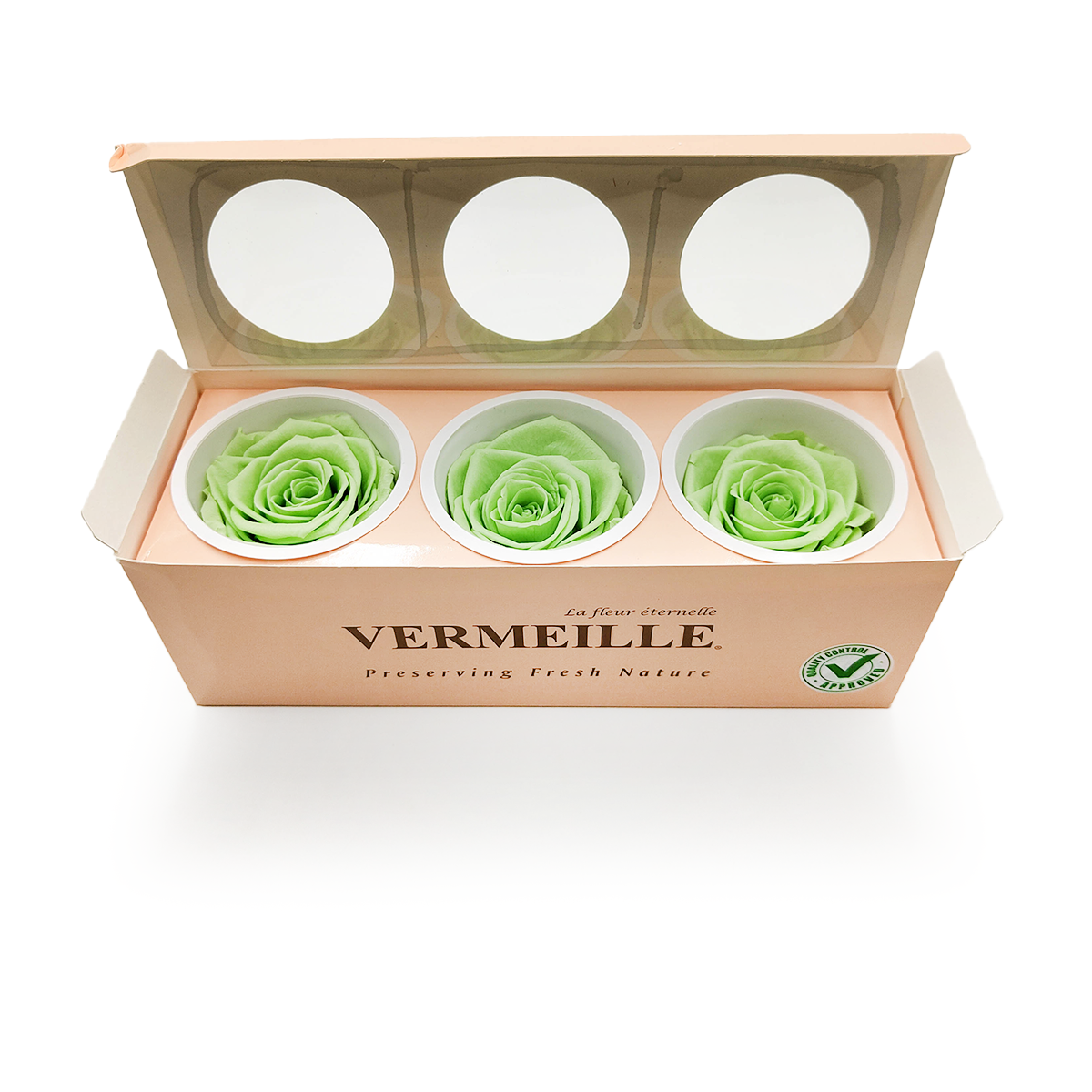 Preserved Rose - Lime Green - XL - 3 pcs