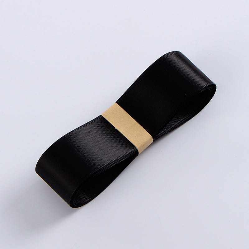 Floristic Ribbon - Black - Roll 2.5cmx32m