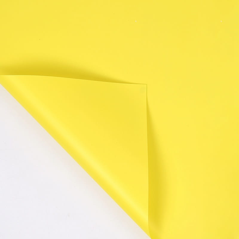 Floral Foil - Yellow  - Sheets 58x58 cm - 20pcs