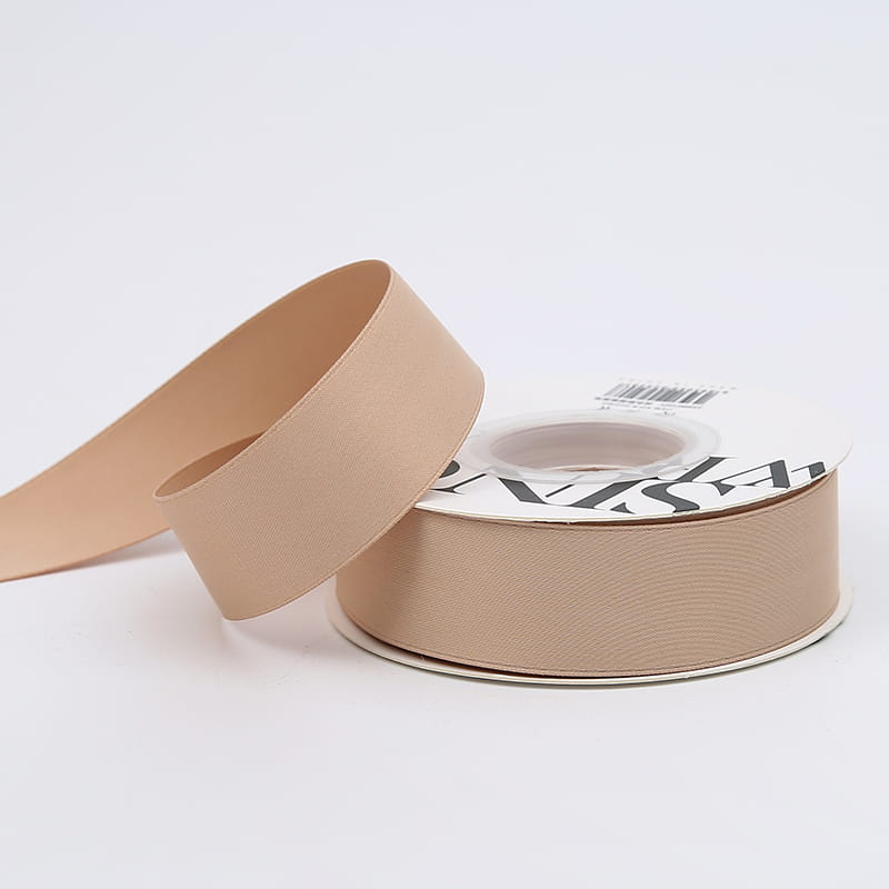 Floristic Ribbon - Milky Tea - Roll 2.5cmx18m