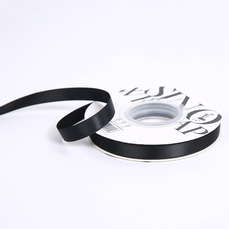Floristic Ribbon - Black - Roll 1cmx18m