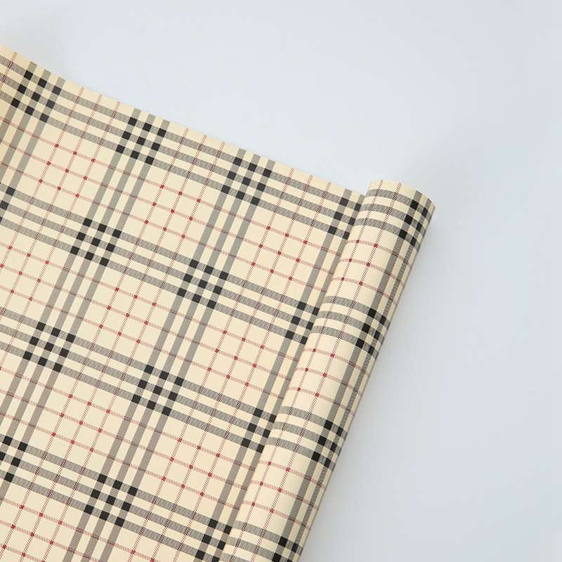 Floral Foil "Grid"- Peach - Sheets 58x58 cm - 20pcs