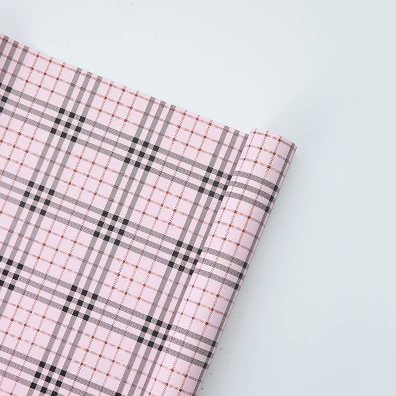 Floral Foil "Grid"- Pink - Sheets 58x58 cm - 20pcs