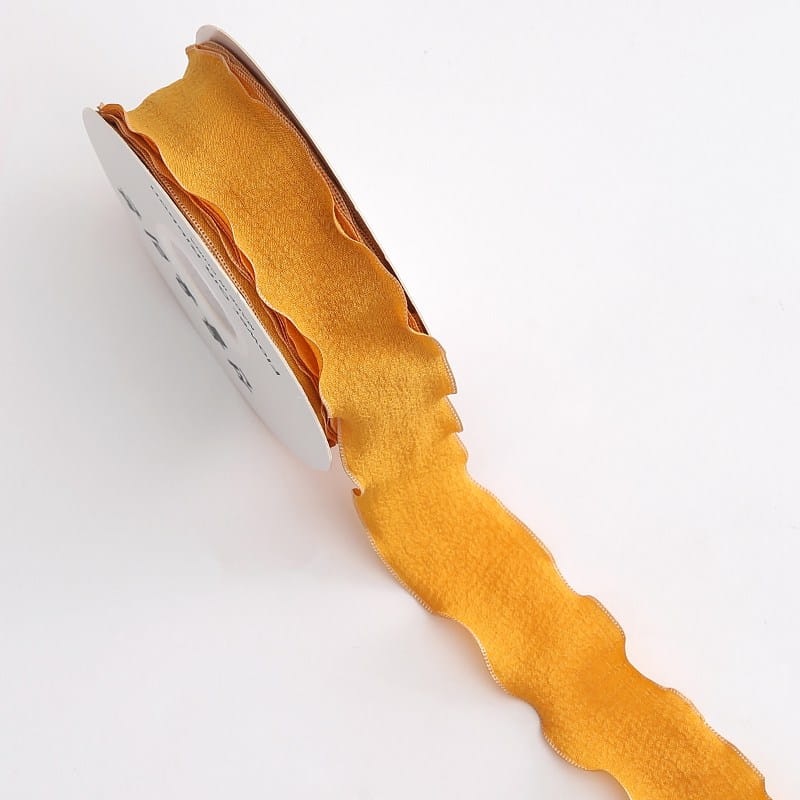 Floristic Ribbon - Orange - Roll 2.5cmx9m