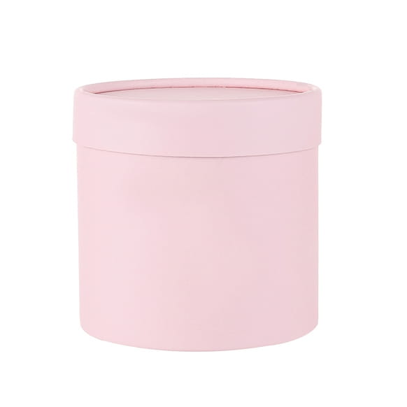 Round Flower Box 12.5 × 12.5 cm – Pink