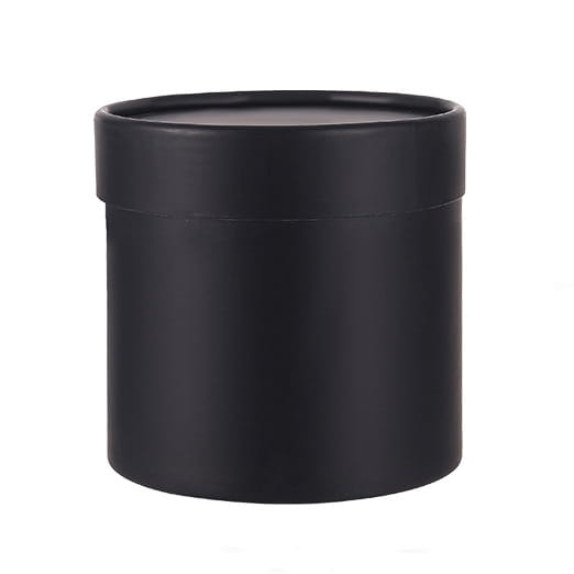 Round Flower Box 12.5 × 12.5 cm – Black